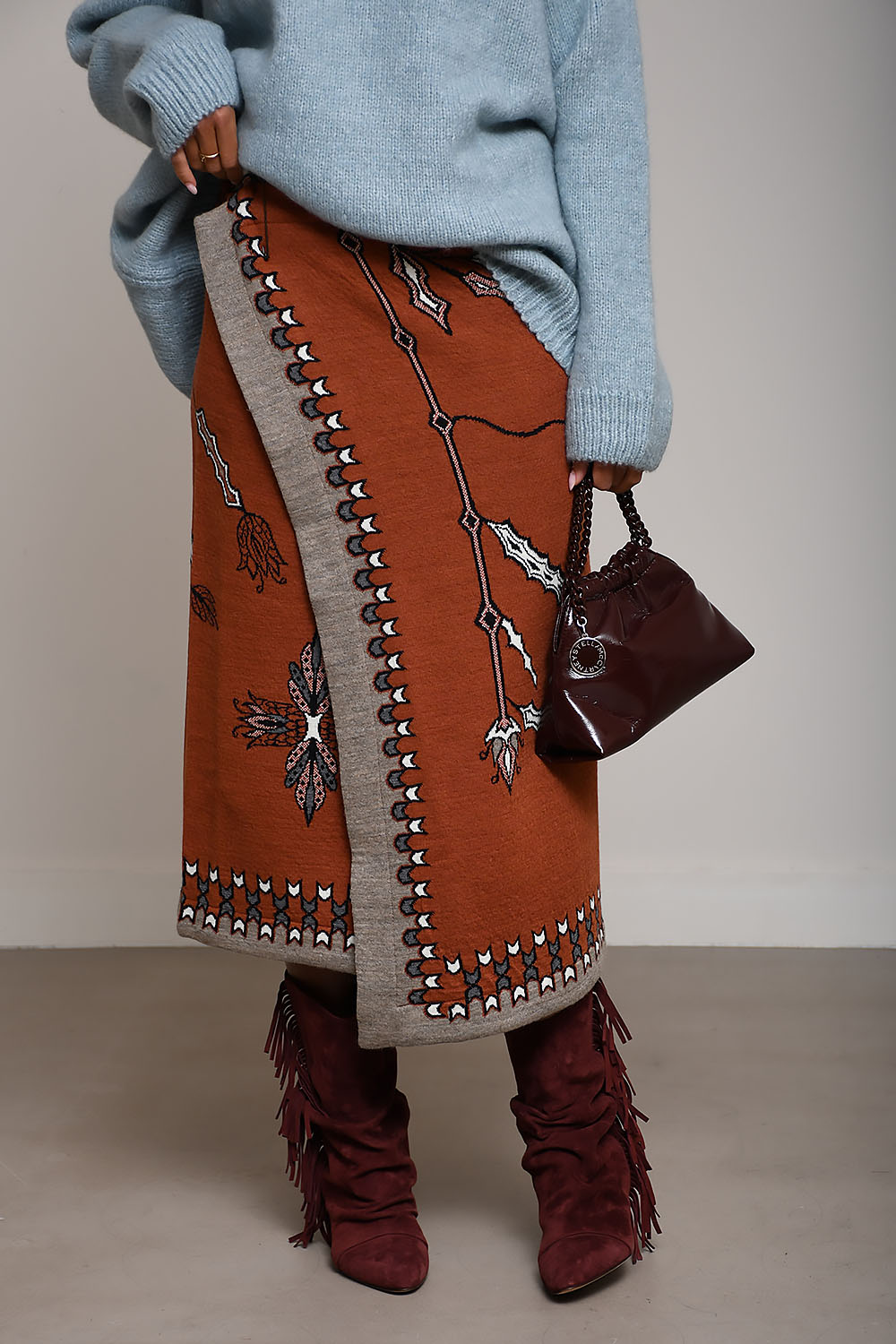 AVDW - Fiori wool skirt