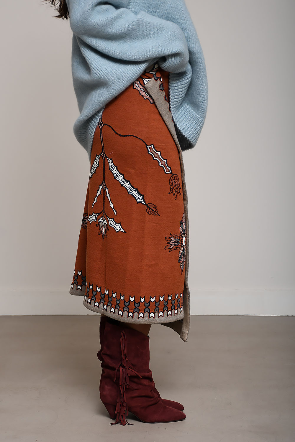 AVDW - Fiori wool skirt