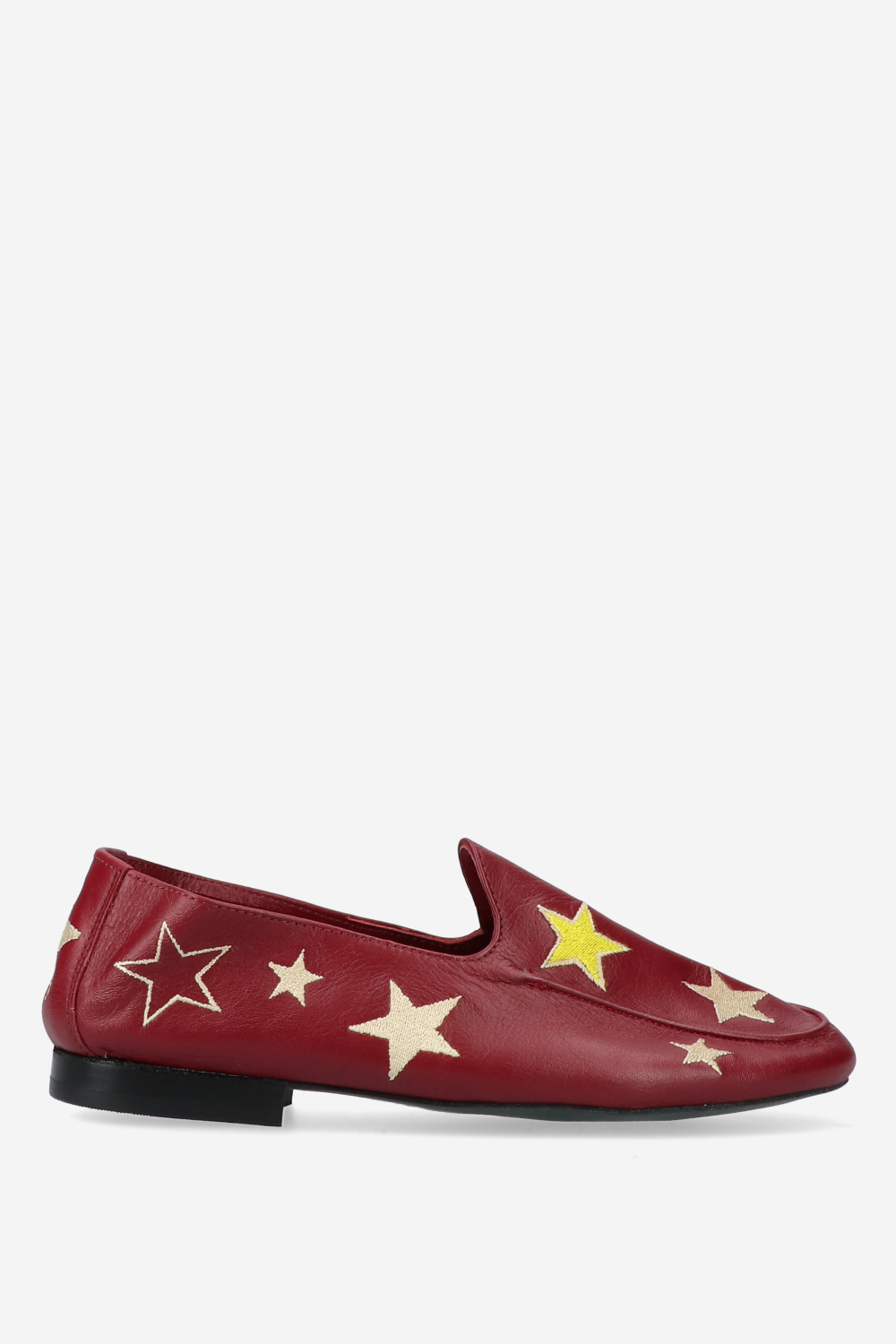 AVDW - Star embroidered leather loafers