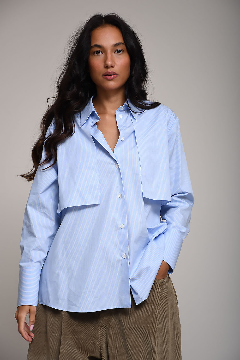 Academia - Era striped cotton shirt