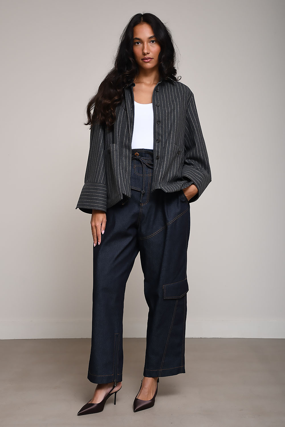 Academia - Lisette wool shirt