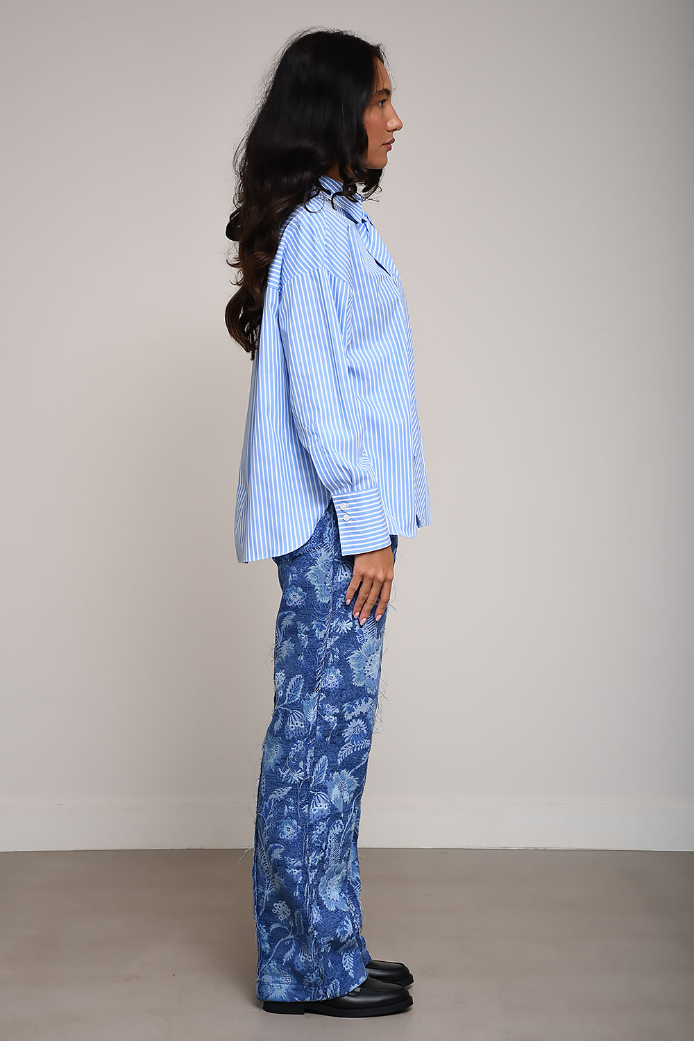 Academia - Marianne striped cotton shirt