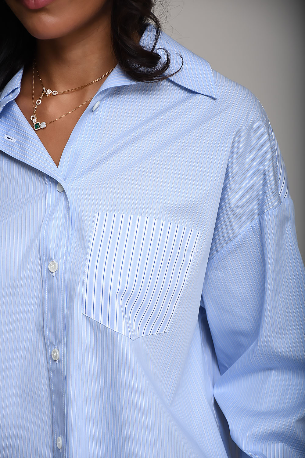 Marie striped cotton shirt