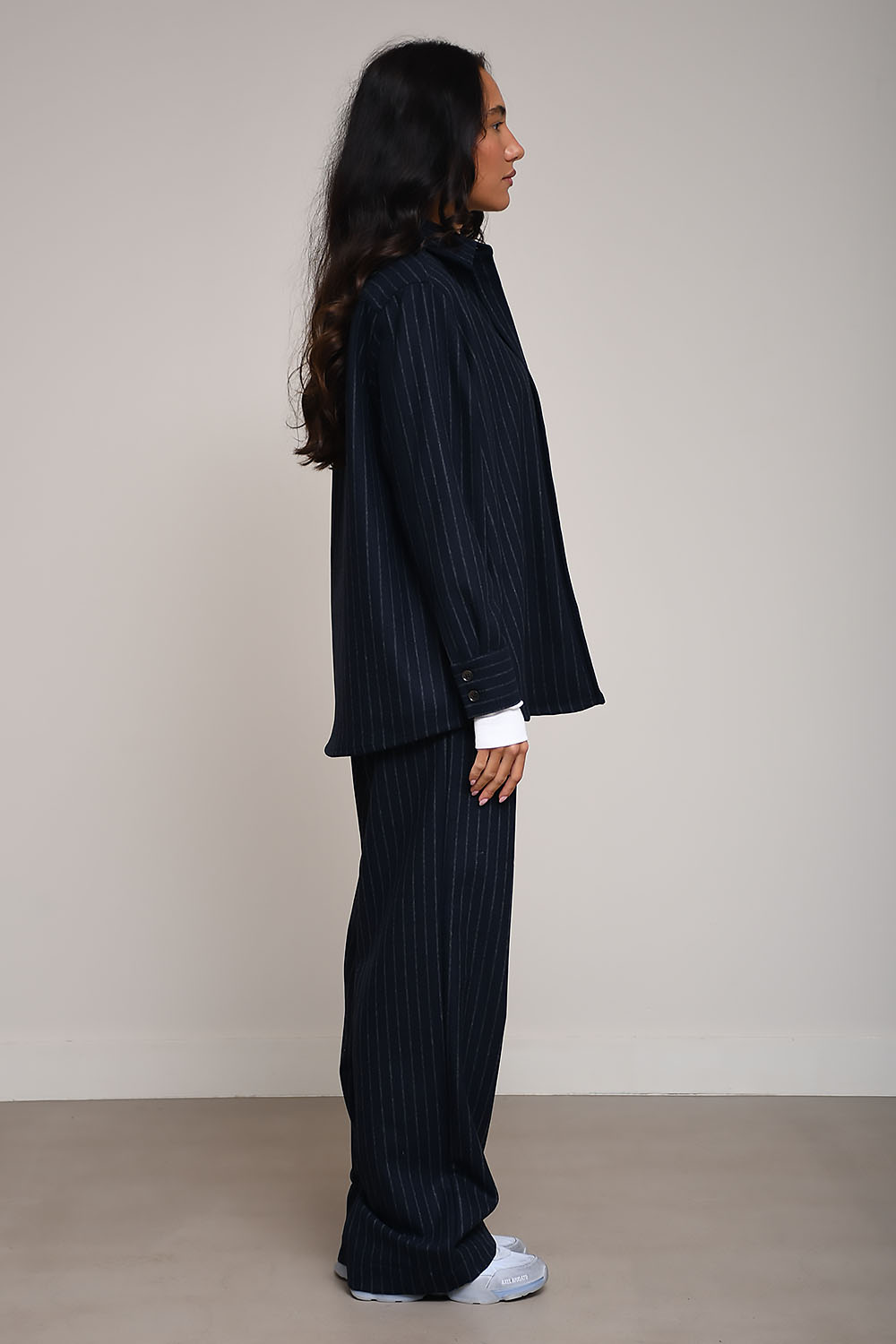 Colly striped wool shirt