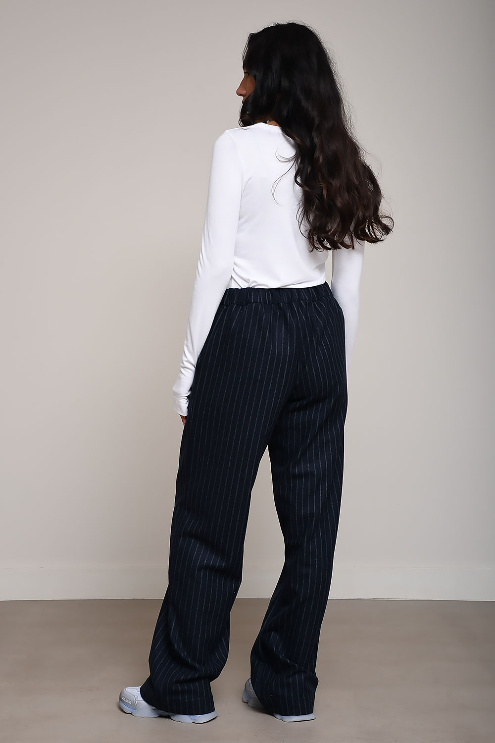 Sary striped wool pants