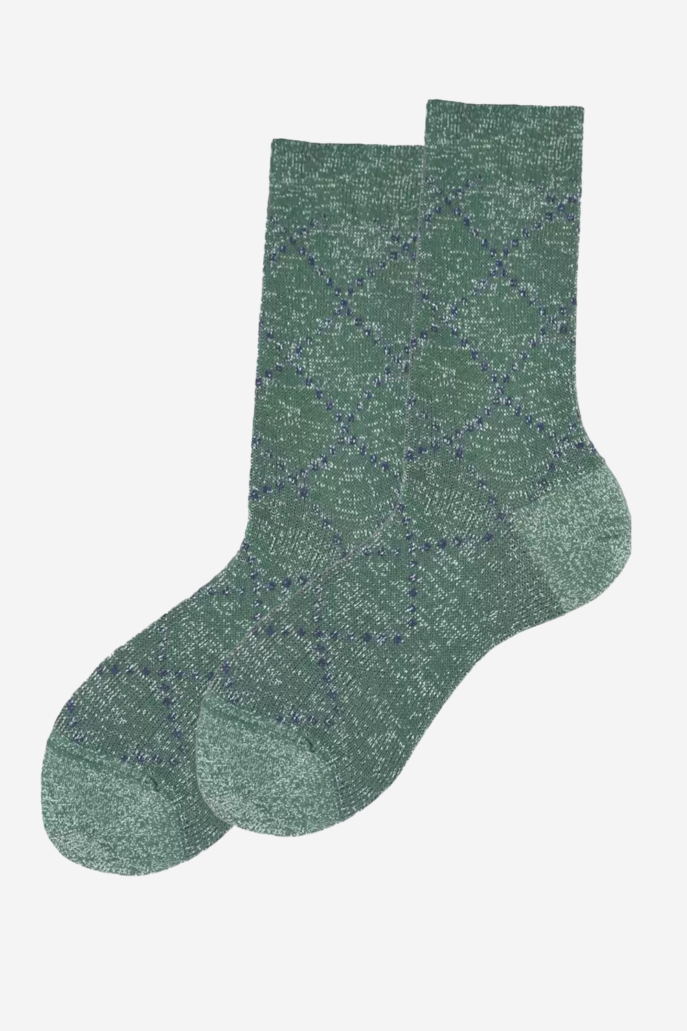 ALTO - Check cotton short socks