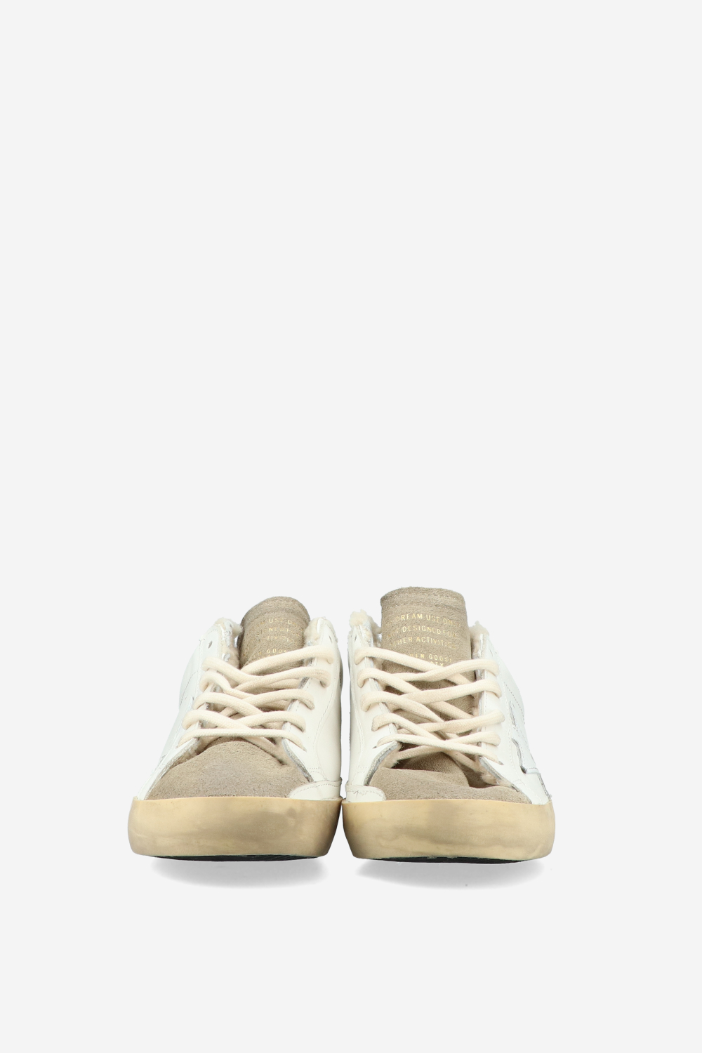 Super Star Sarbot leather shearling sneakers