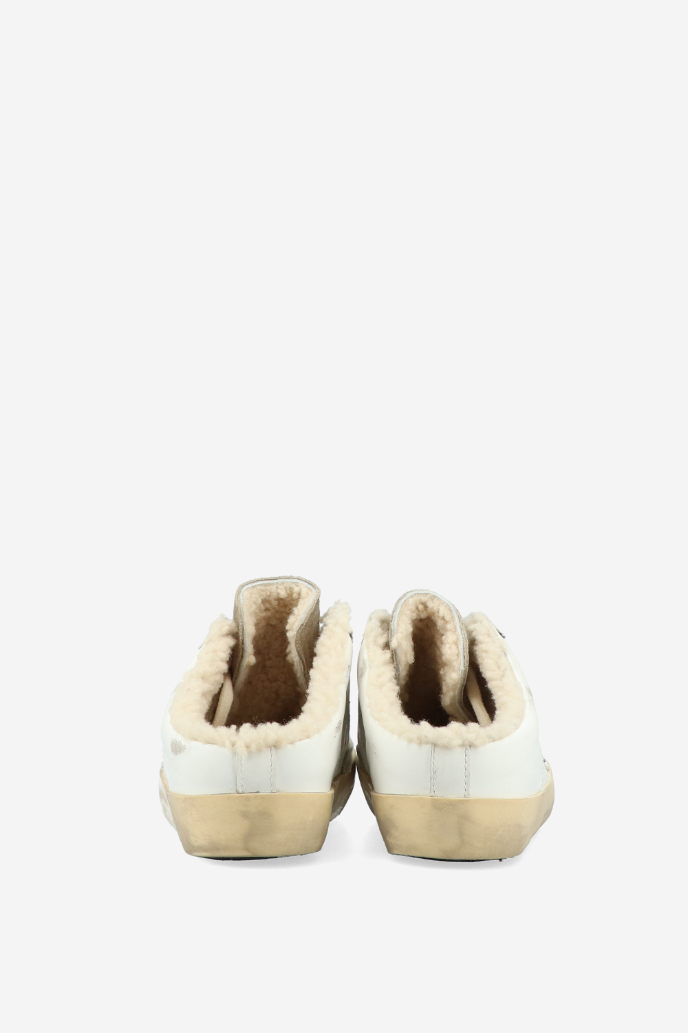 Super Star Sarbot leather shearling sneakers