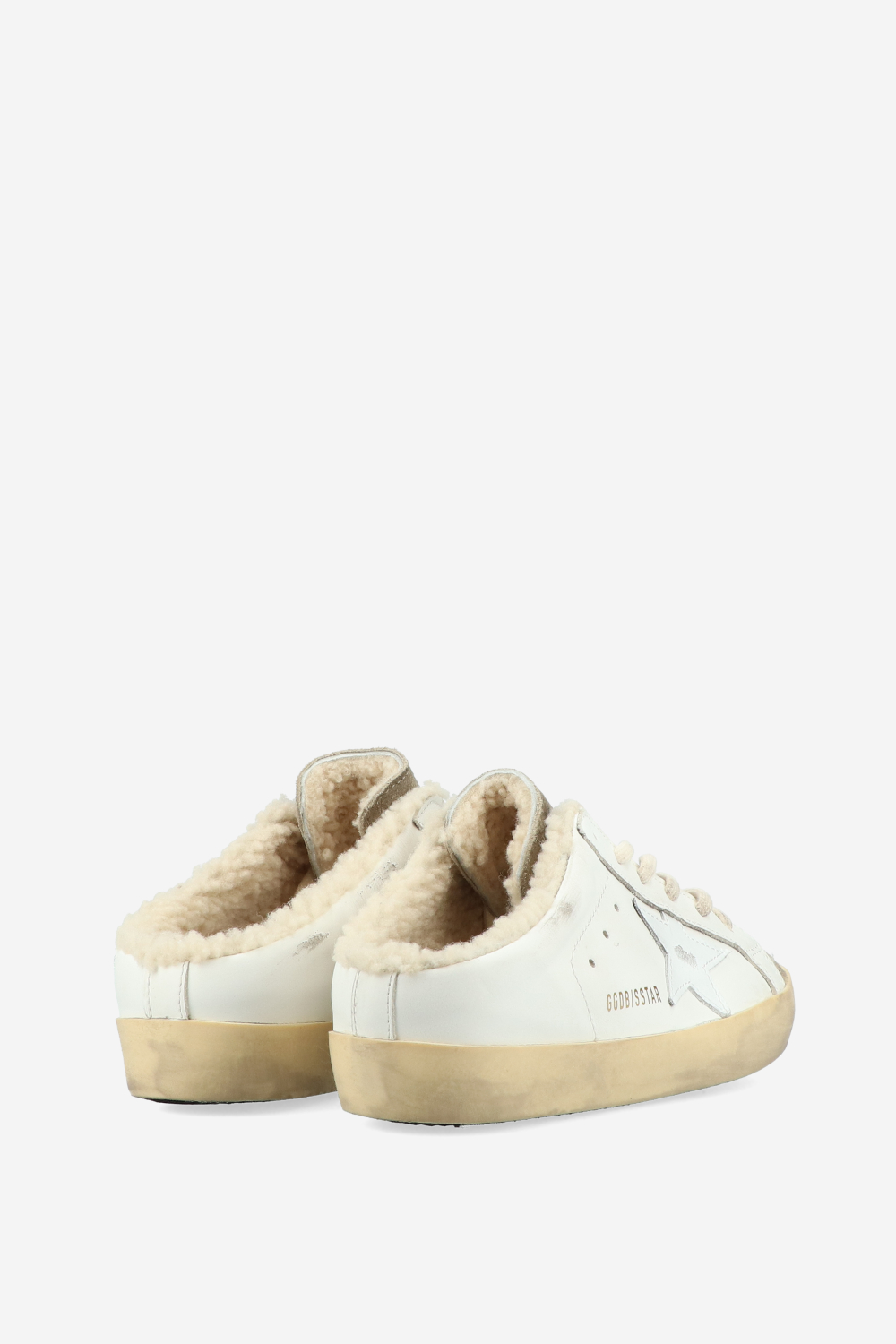 Super Star Sarbot leather shearling sneakers