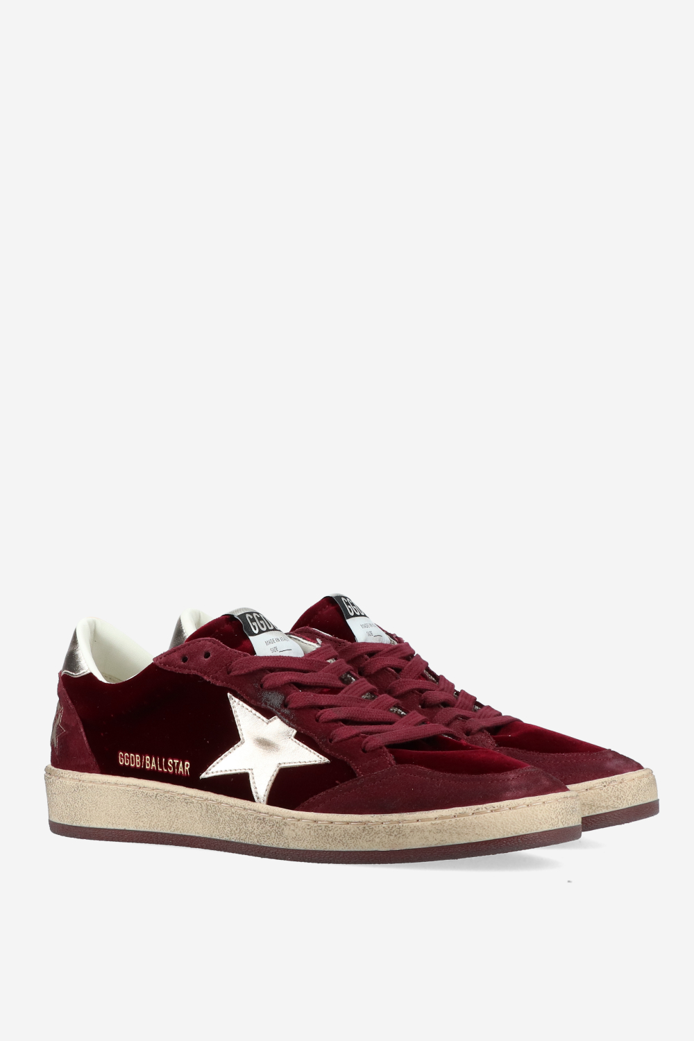 Ball Star velvet sneakers