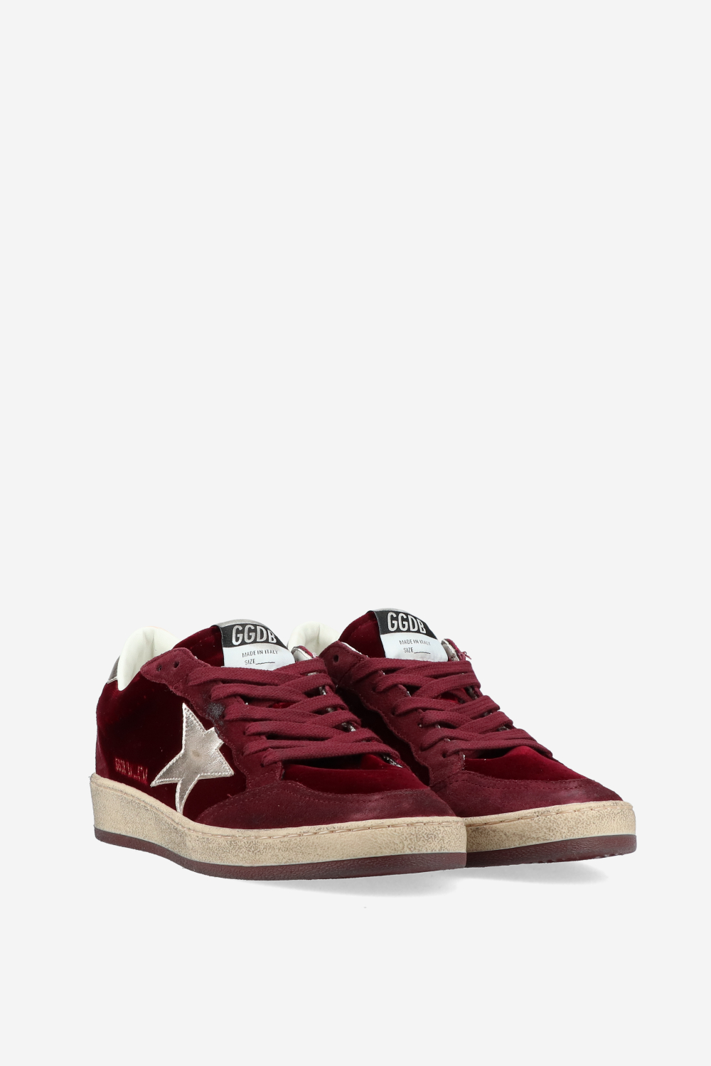 Ball Star velvet sneakers