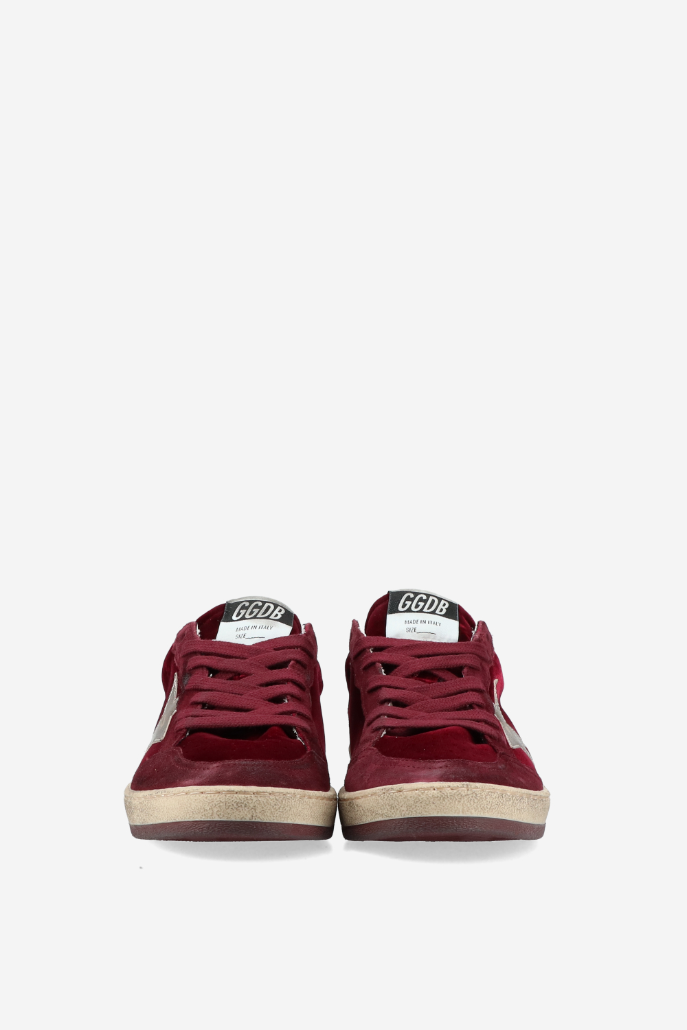 Ball Star velvet sneakers