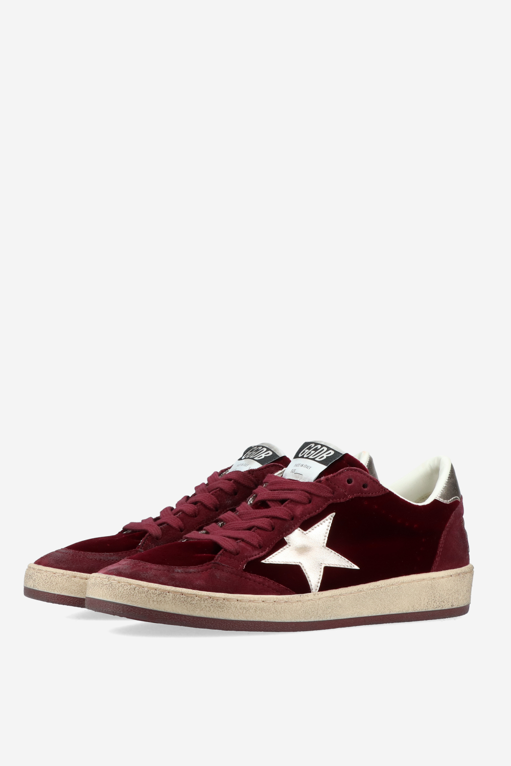 Ball Star velvet sneakers