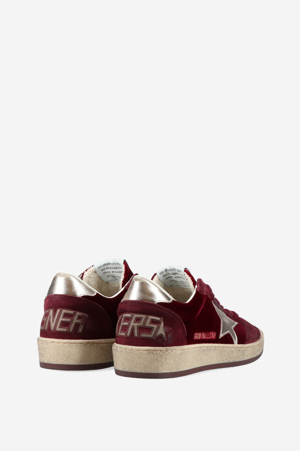 Ball Star velvet sneakers
