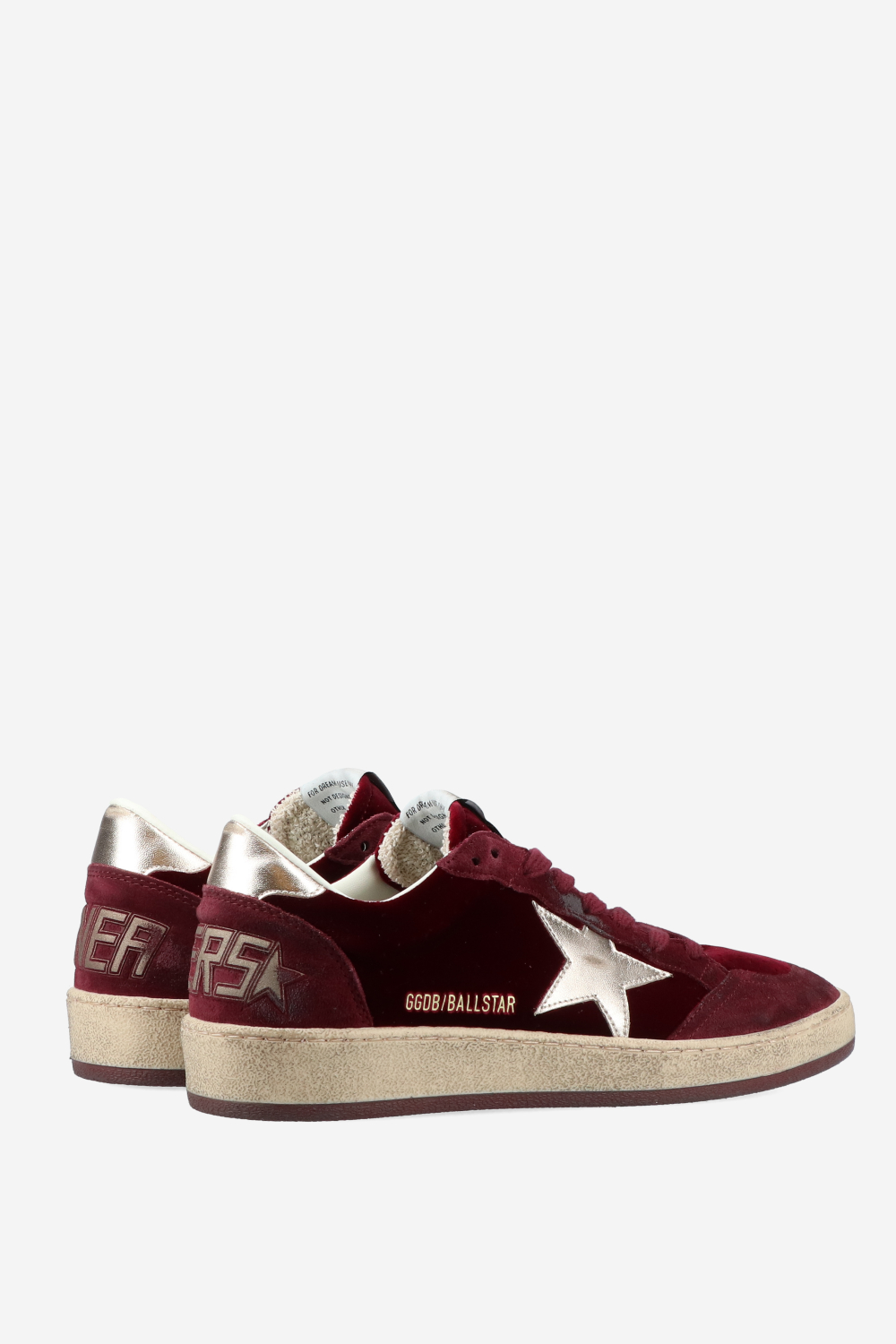 Ball Star velvet sneakers