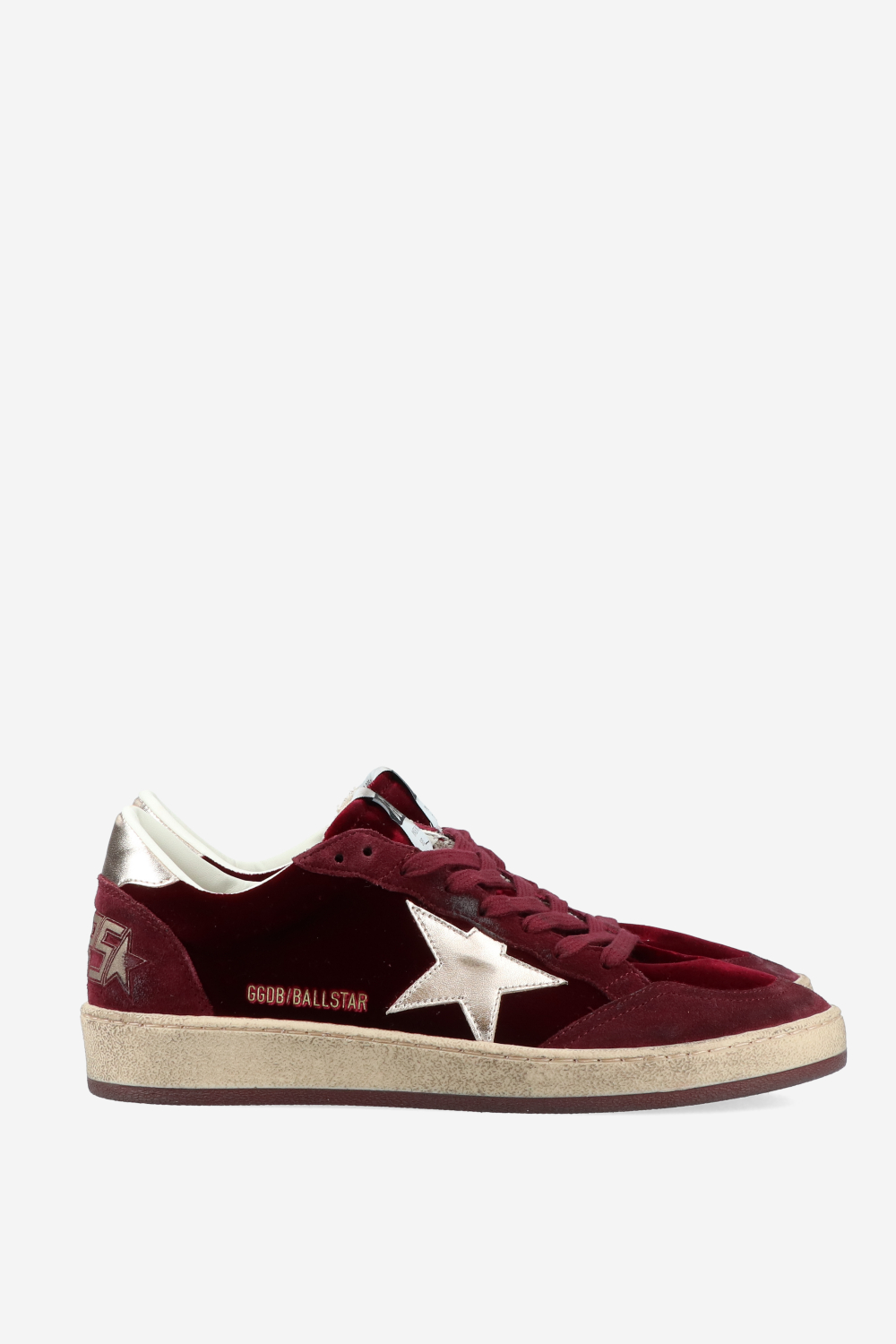 Ball Star velvet sneakers
