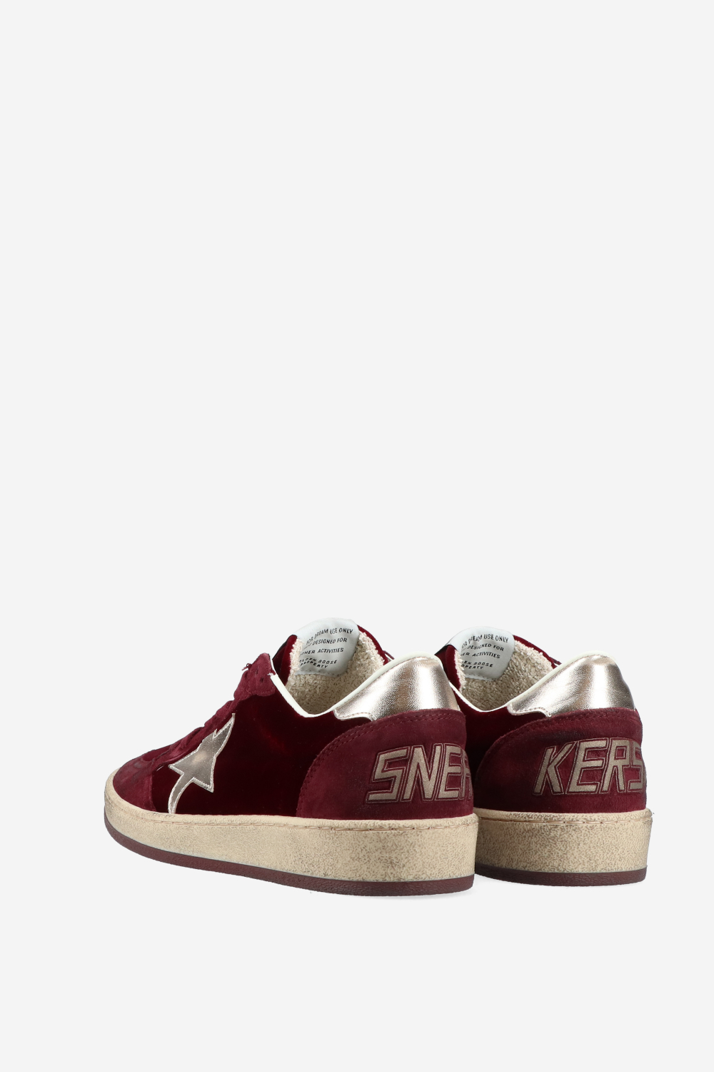 Ball Star velvet sneakers