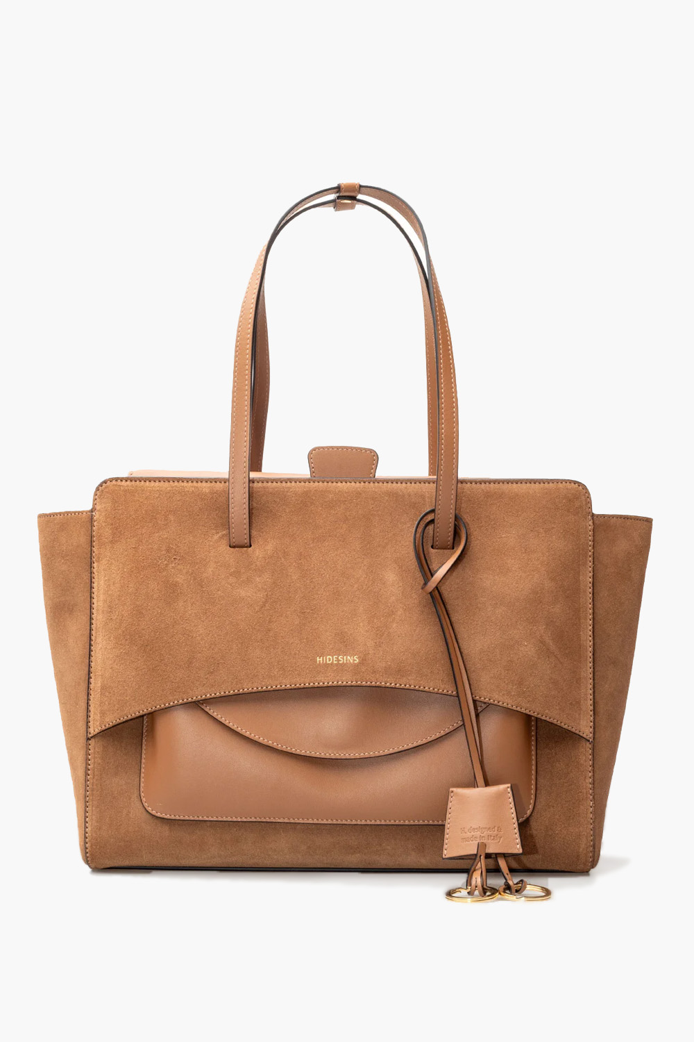 Hidesins - Flap L suede shoulder bag