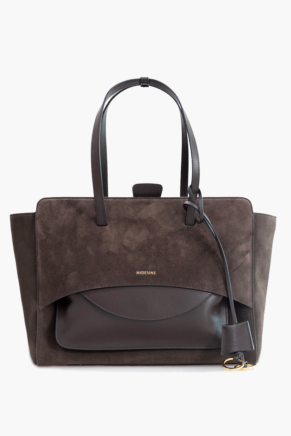 Hidesins - Flap L suede shoulder bag