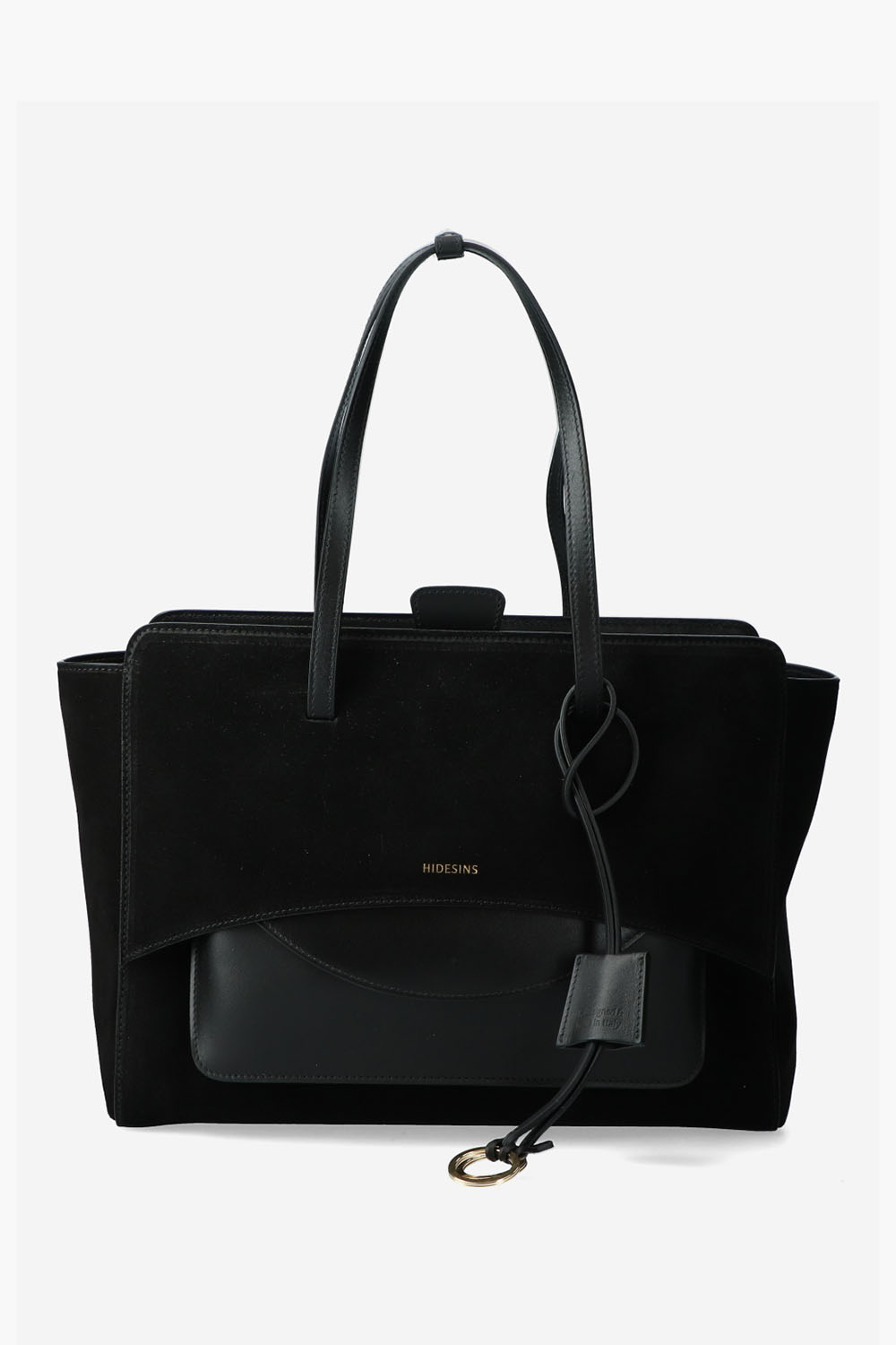 Hidesins - Flap L suede shoulder bag