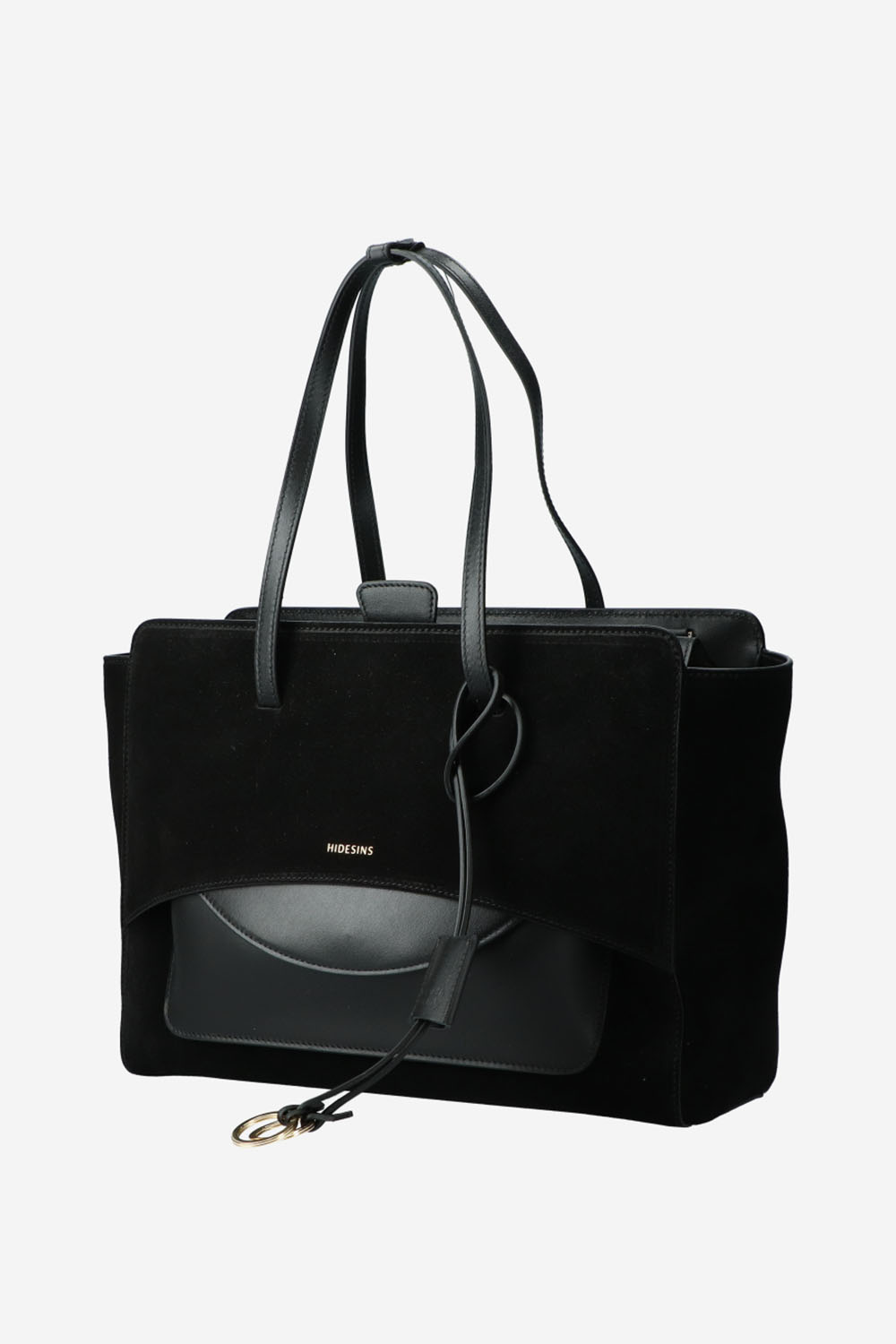 Hidesins - Flap L suede shoulder bag