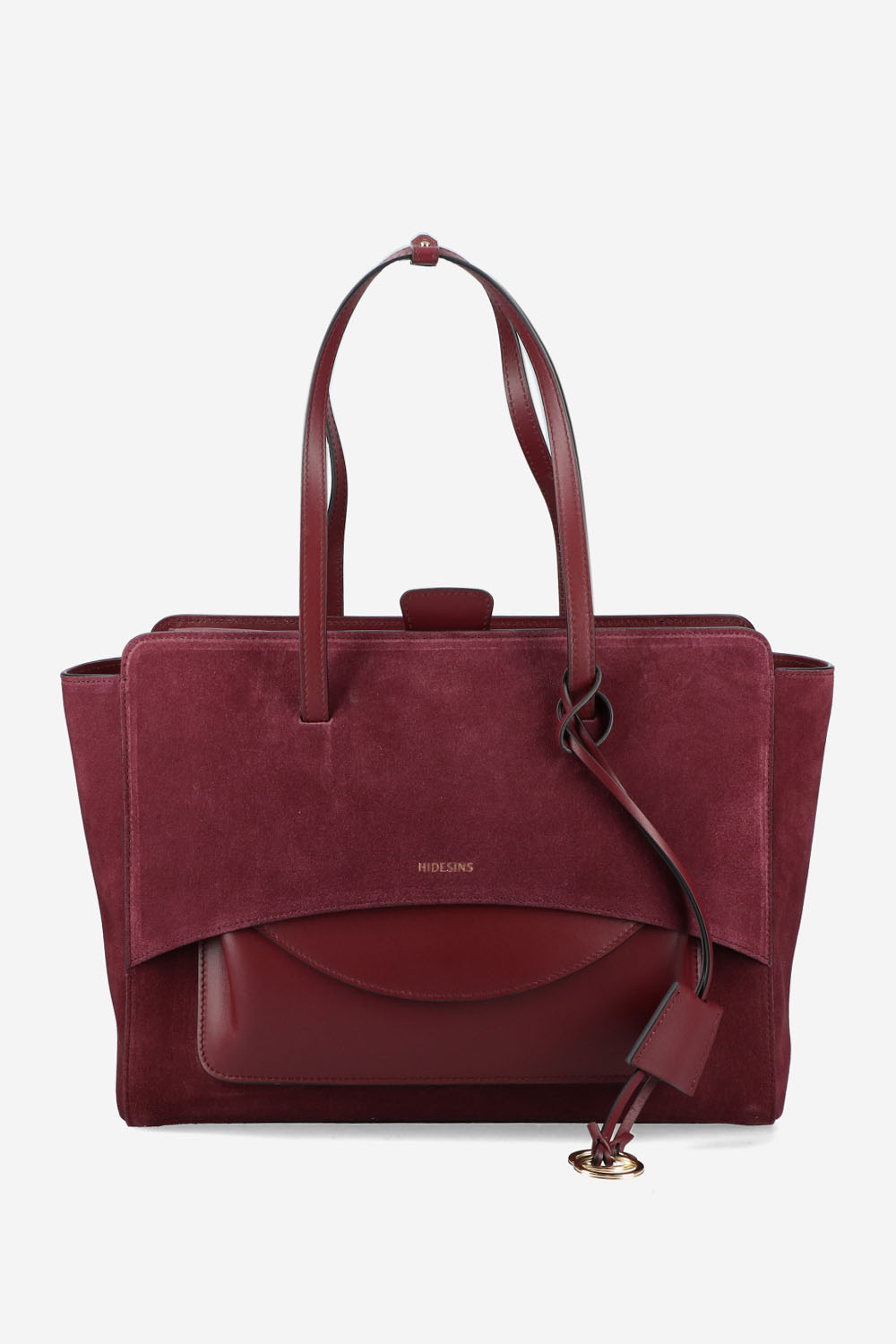 Hidesins - Flap L suede shoulder bag