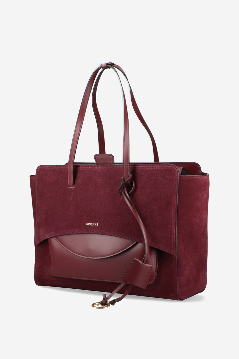 Hidesins - Flap L suede shoulder bag