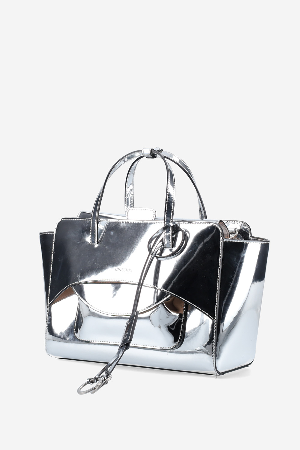 Flap M leather crossbody