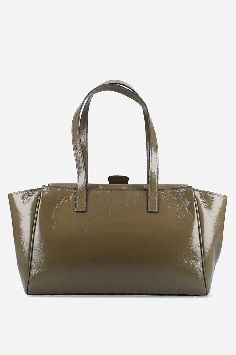 Basset leather shoulder bag