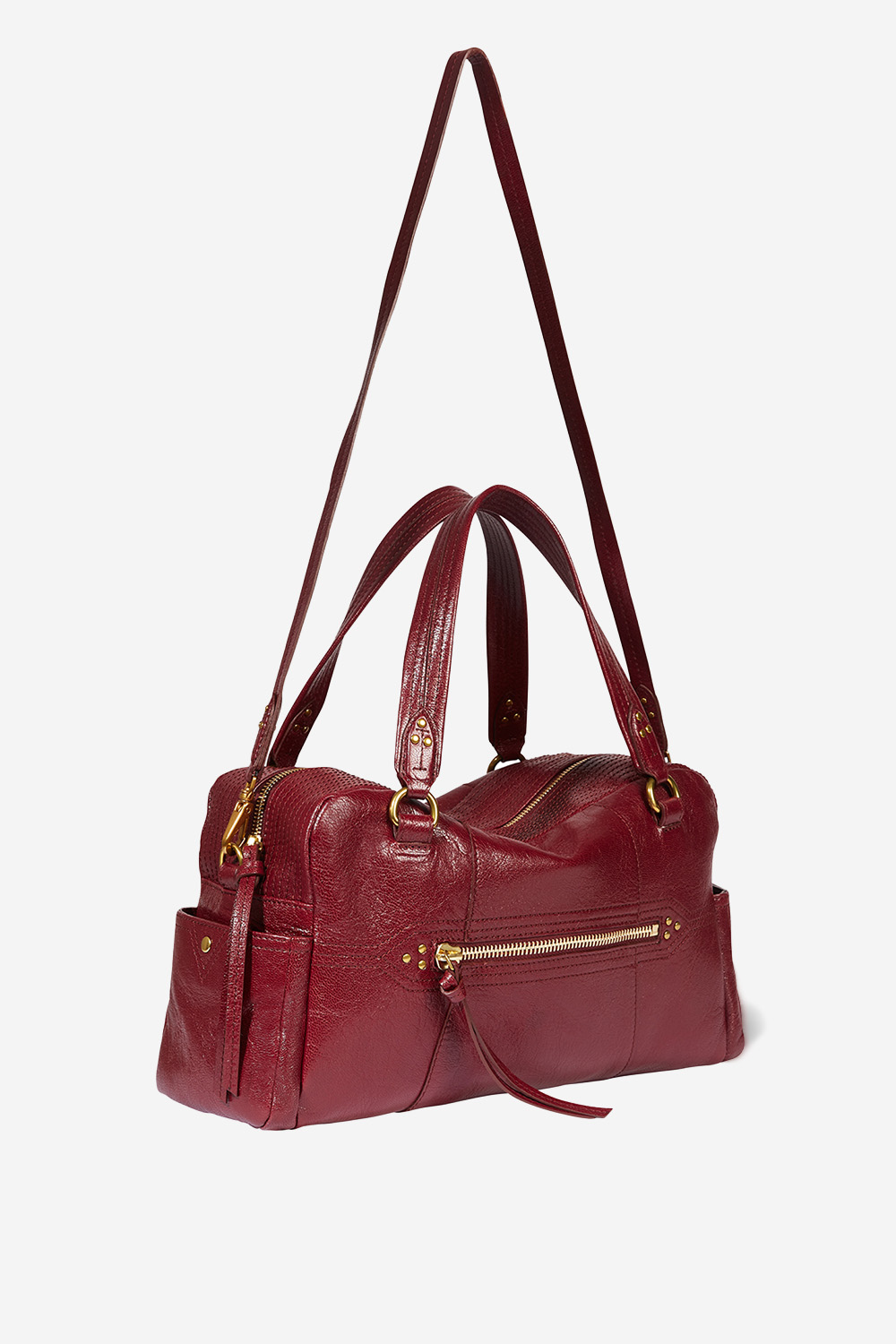 Lucky Bowling leather crossbody