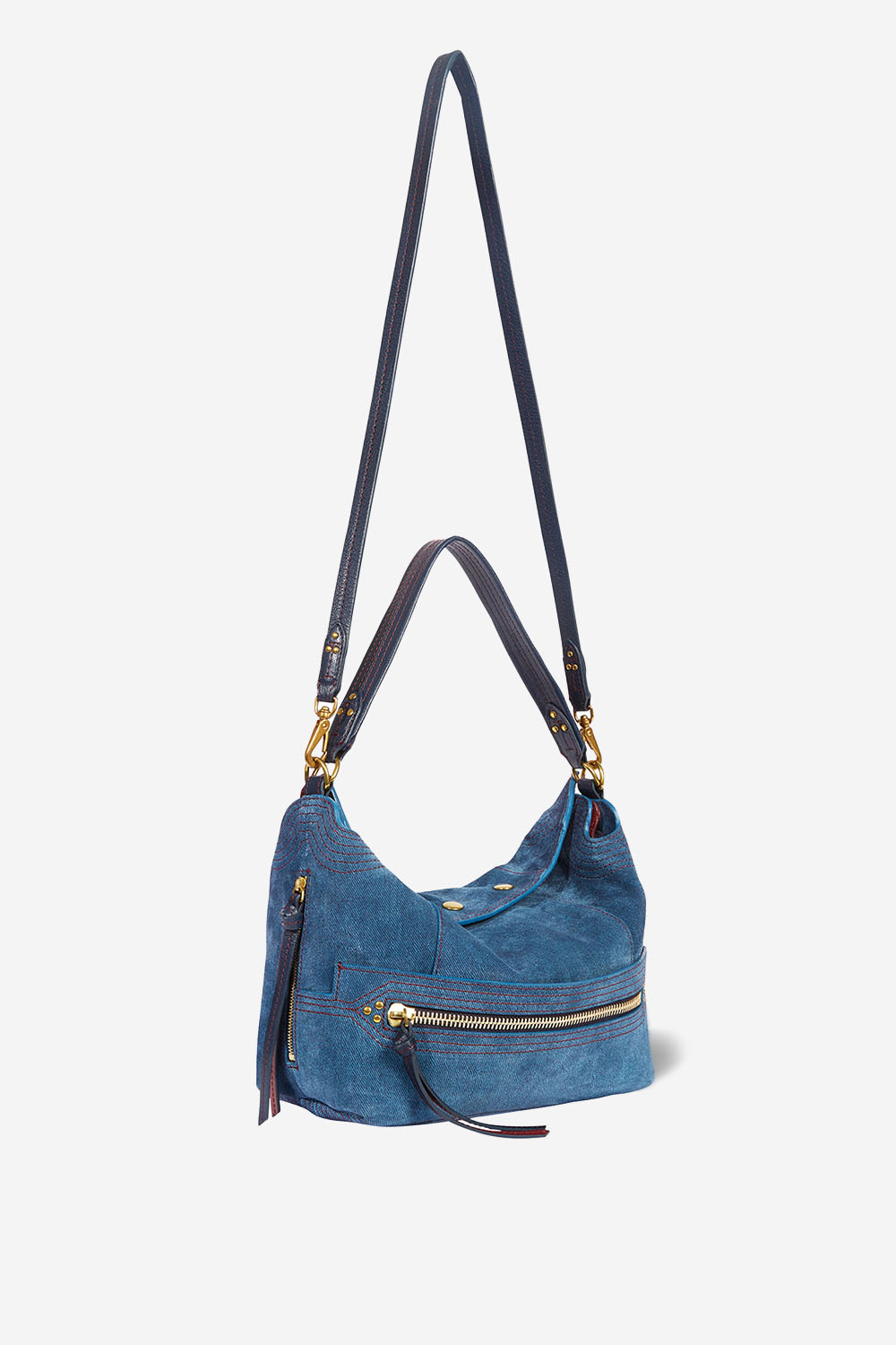 Lucky hobo denim crossbody