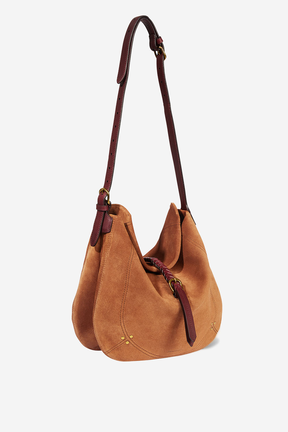 Luis suede shoulder bag