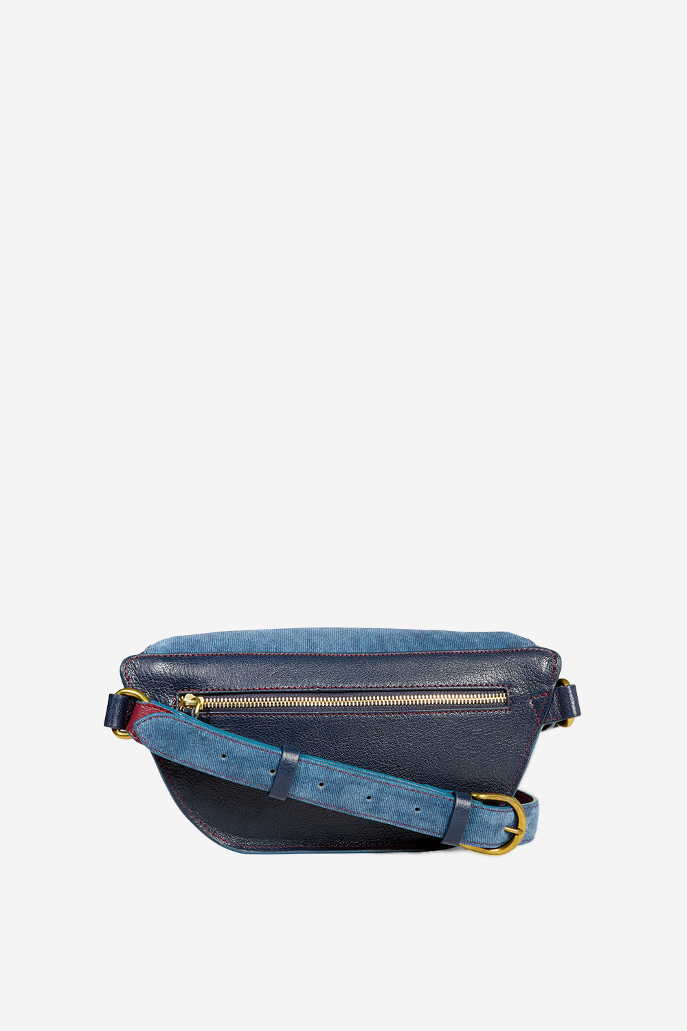 Lino Banane denim crossbody