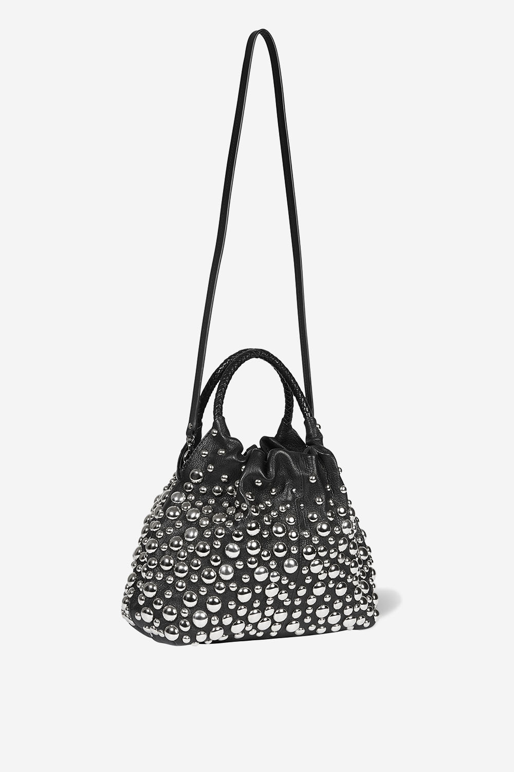 Gordi M studded leather handbag