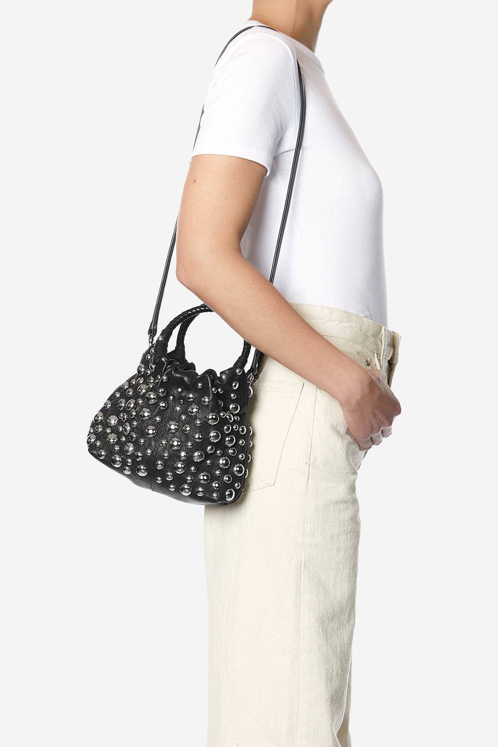 Gordi S studded leather handbag