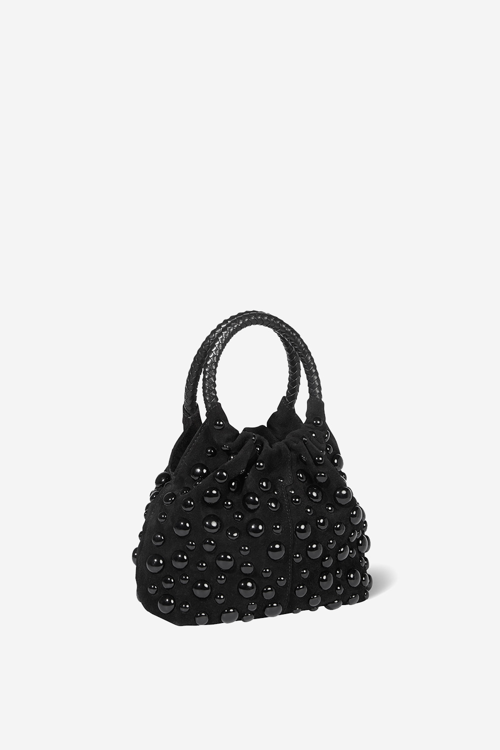 Gordi S studded suede handbag