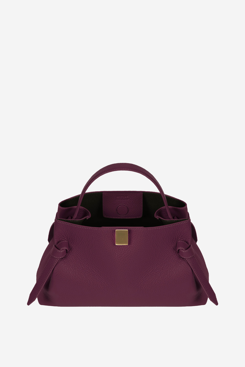 Gyoza pebble grain leather crossbody