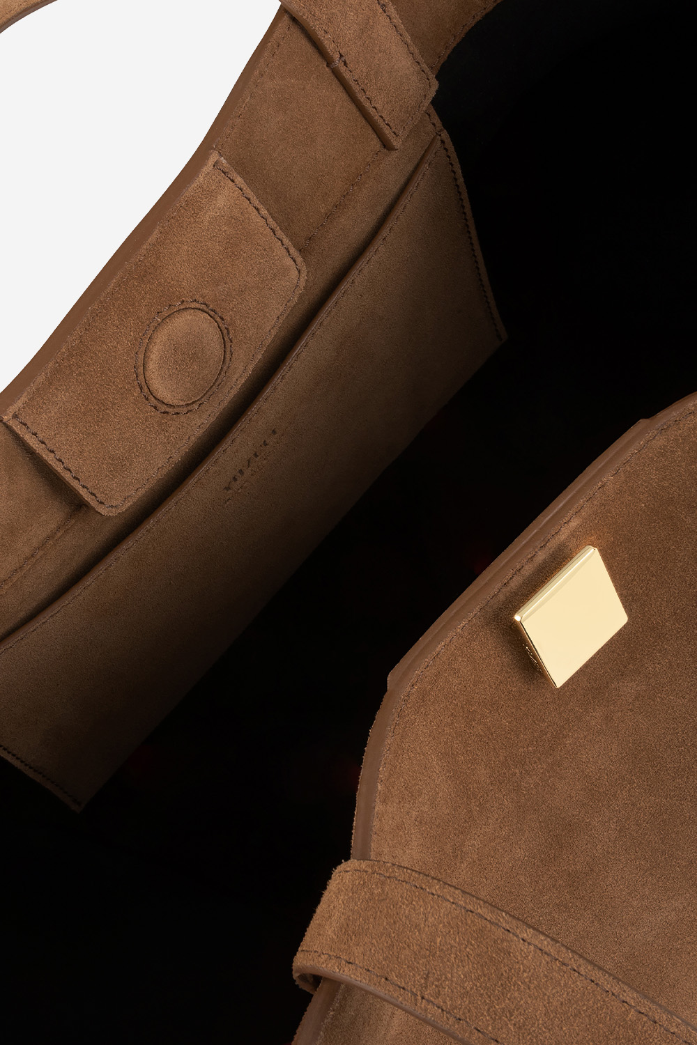 Gyoza tote suede shopper