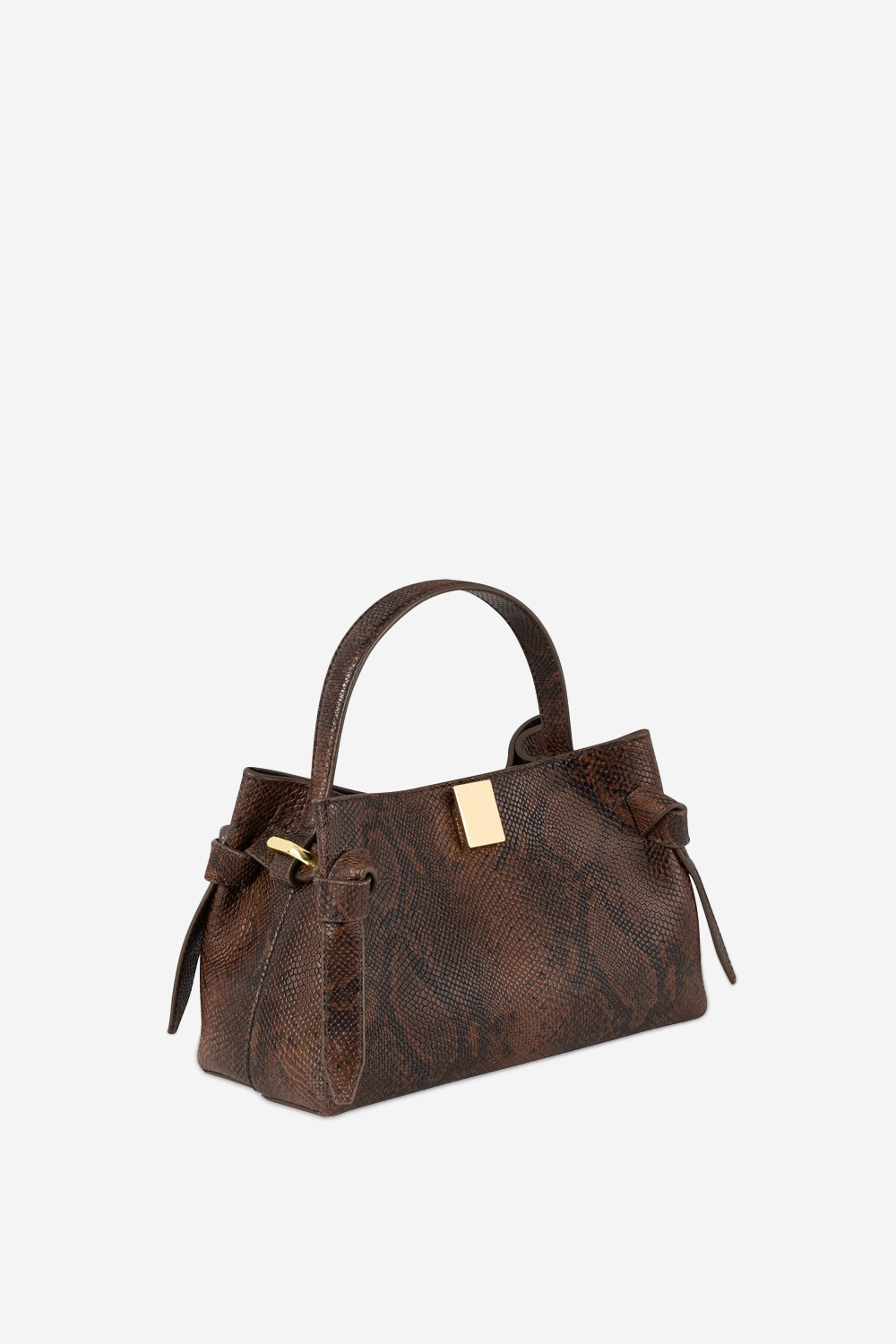 Yuzefi - Gyoza mini leather snake crossbody