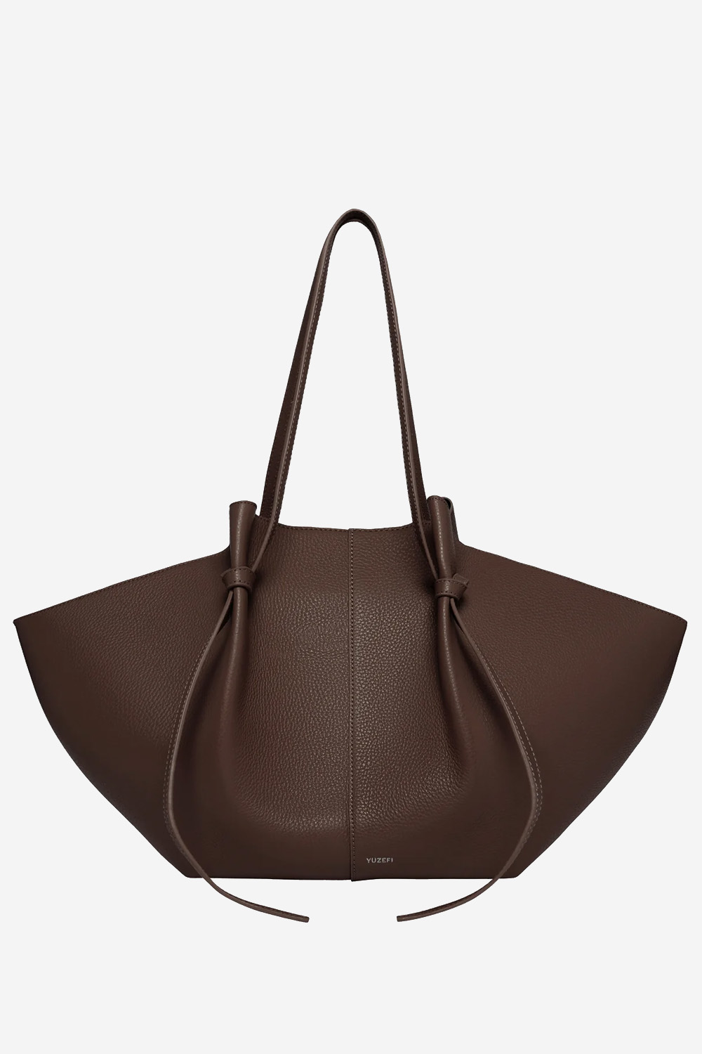 Yuzefi - Large Mochi pebble grain leather shoulder bag