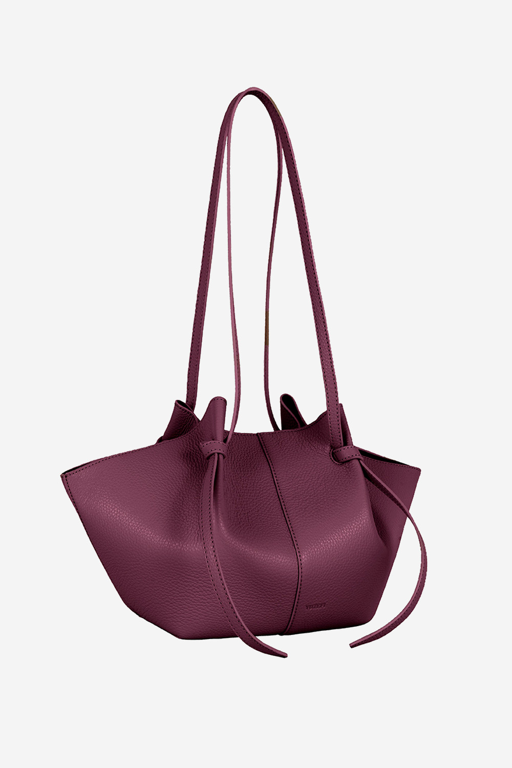 Yuzefi - Mochi pebble grain leather shoulder bag