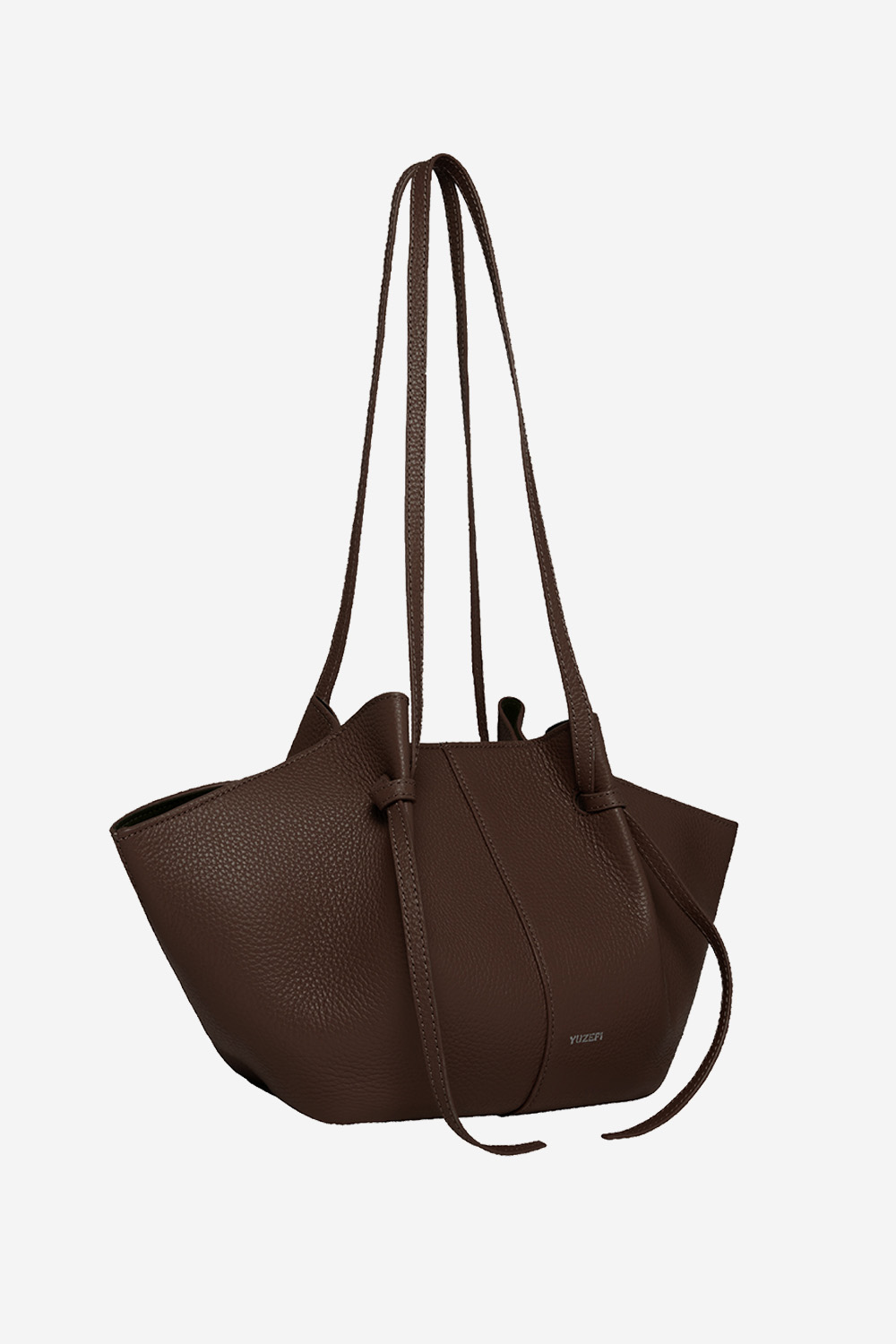 Yuzefi - Mochi pebble grain leather shoulder bag