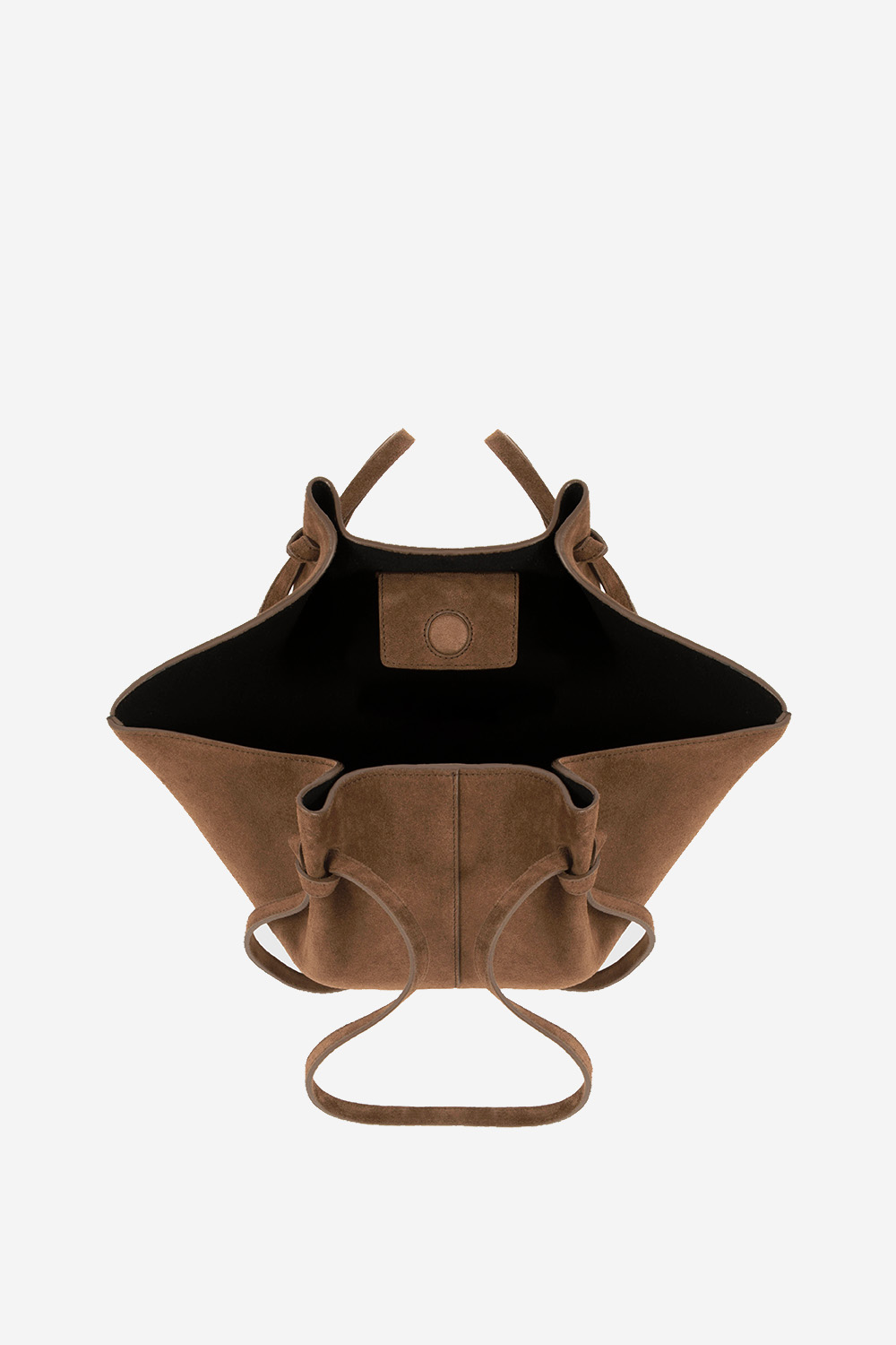 Mochi suede shoulder bag