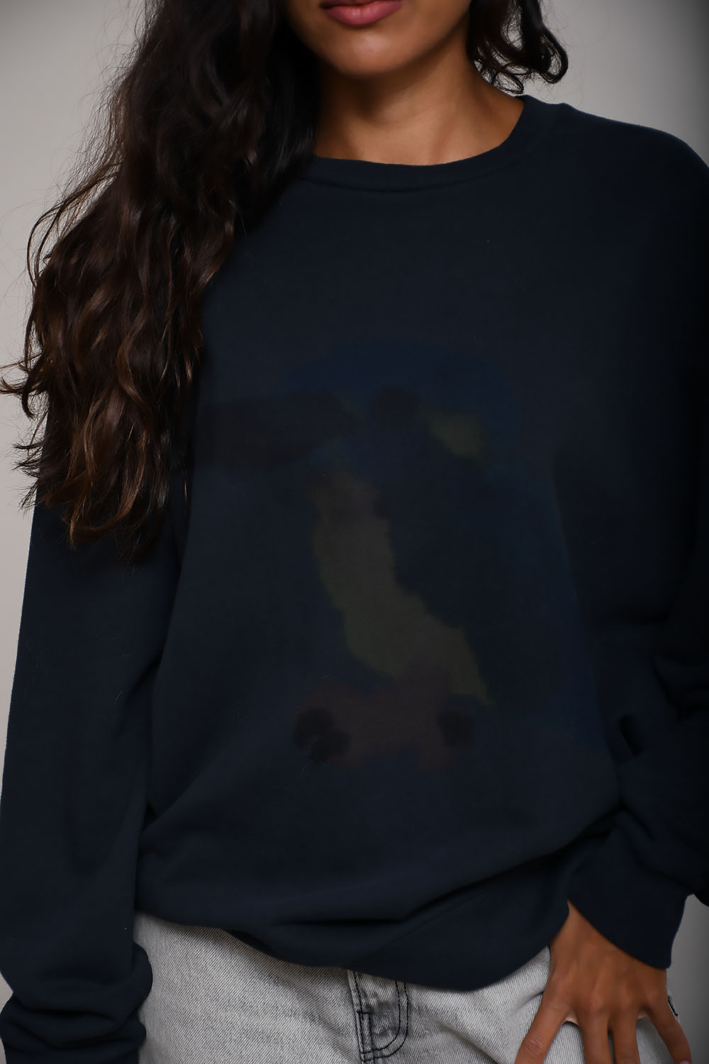 Kingfisher cotton sweater