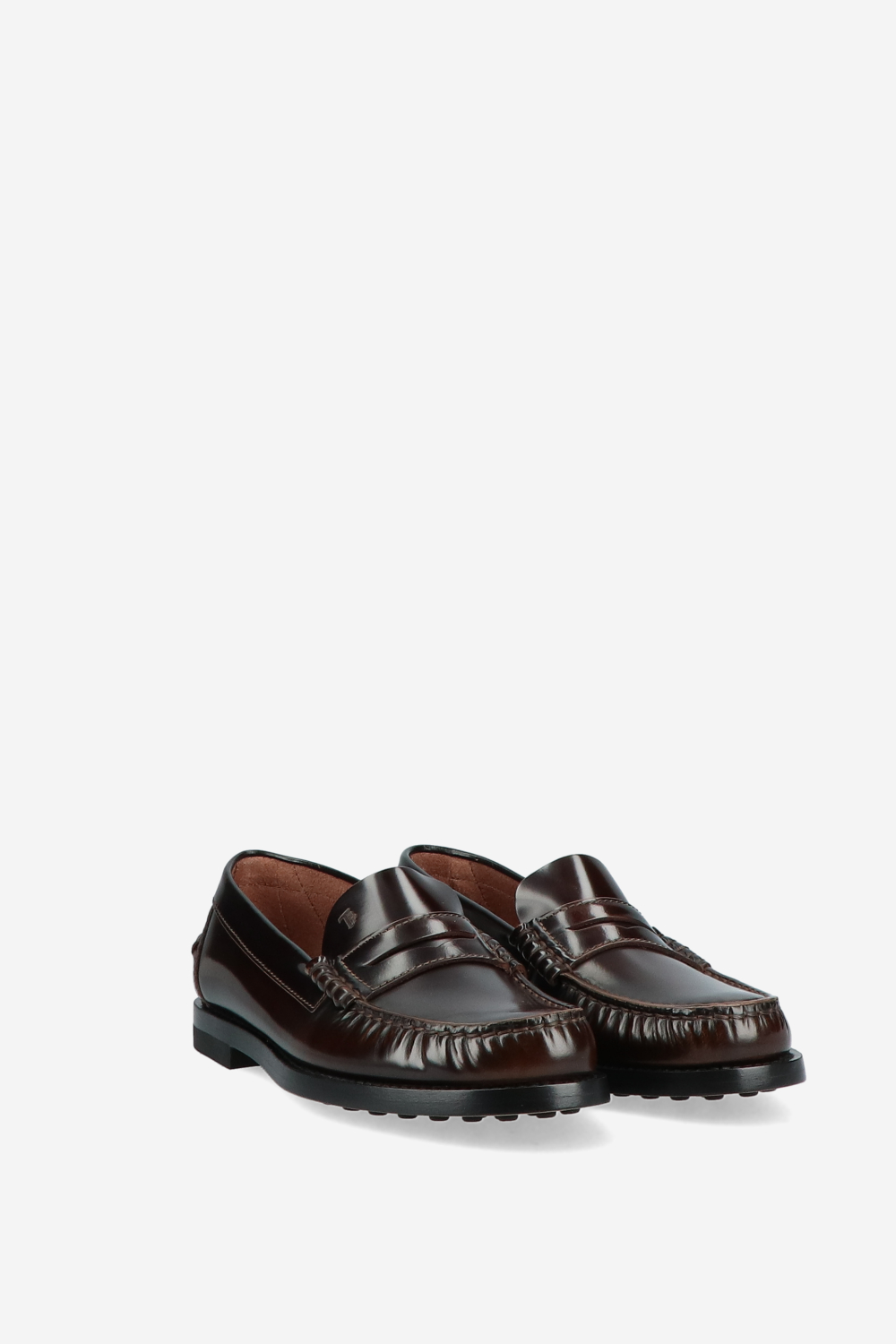 Penny leather loafers