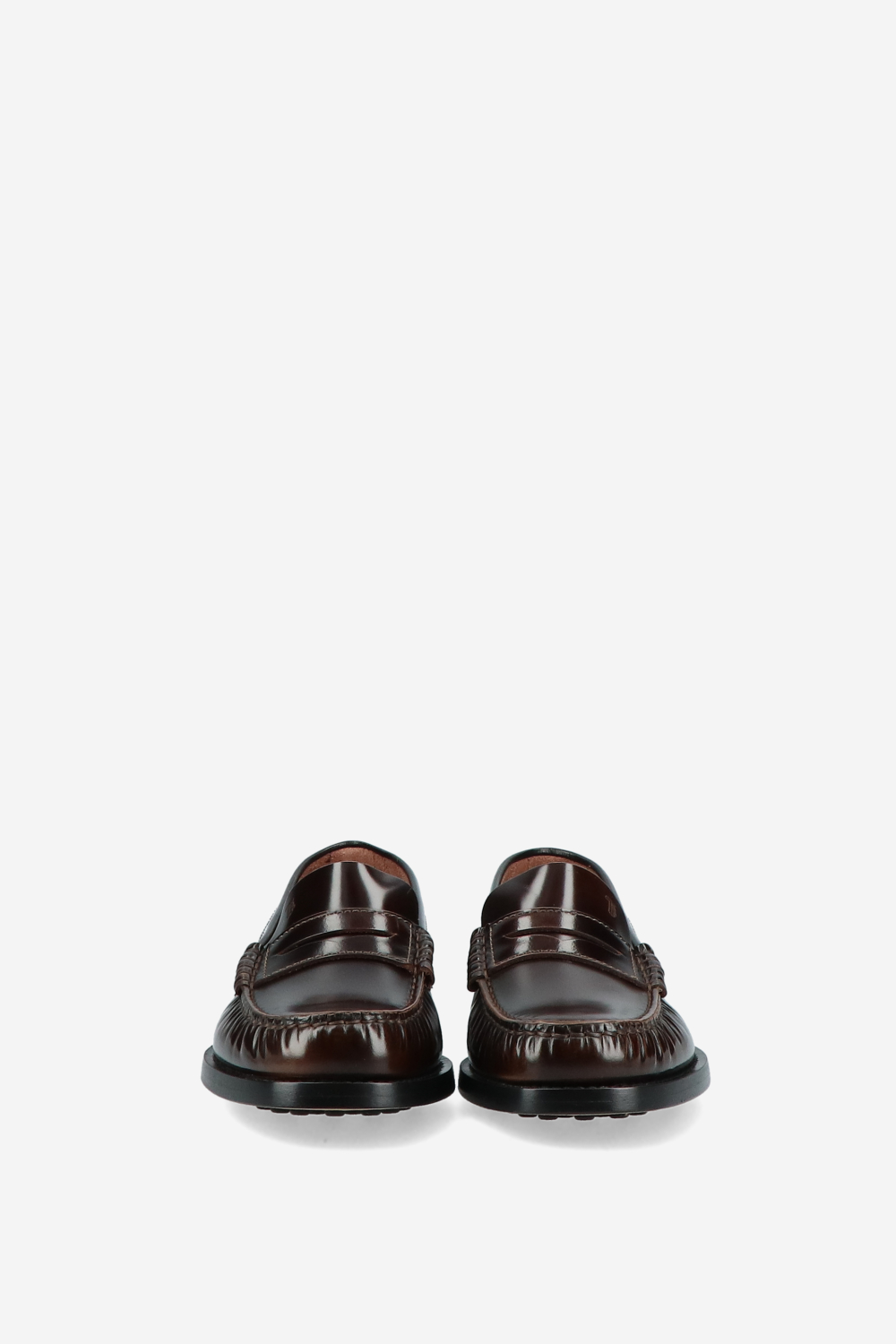 Penny leather loafers