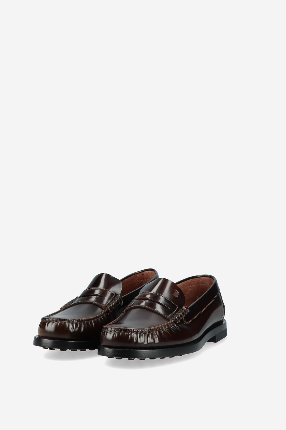 Penny leather loafers