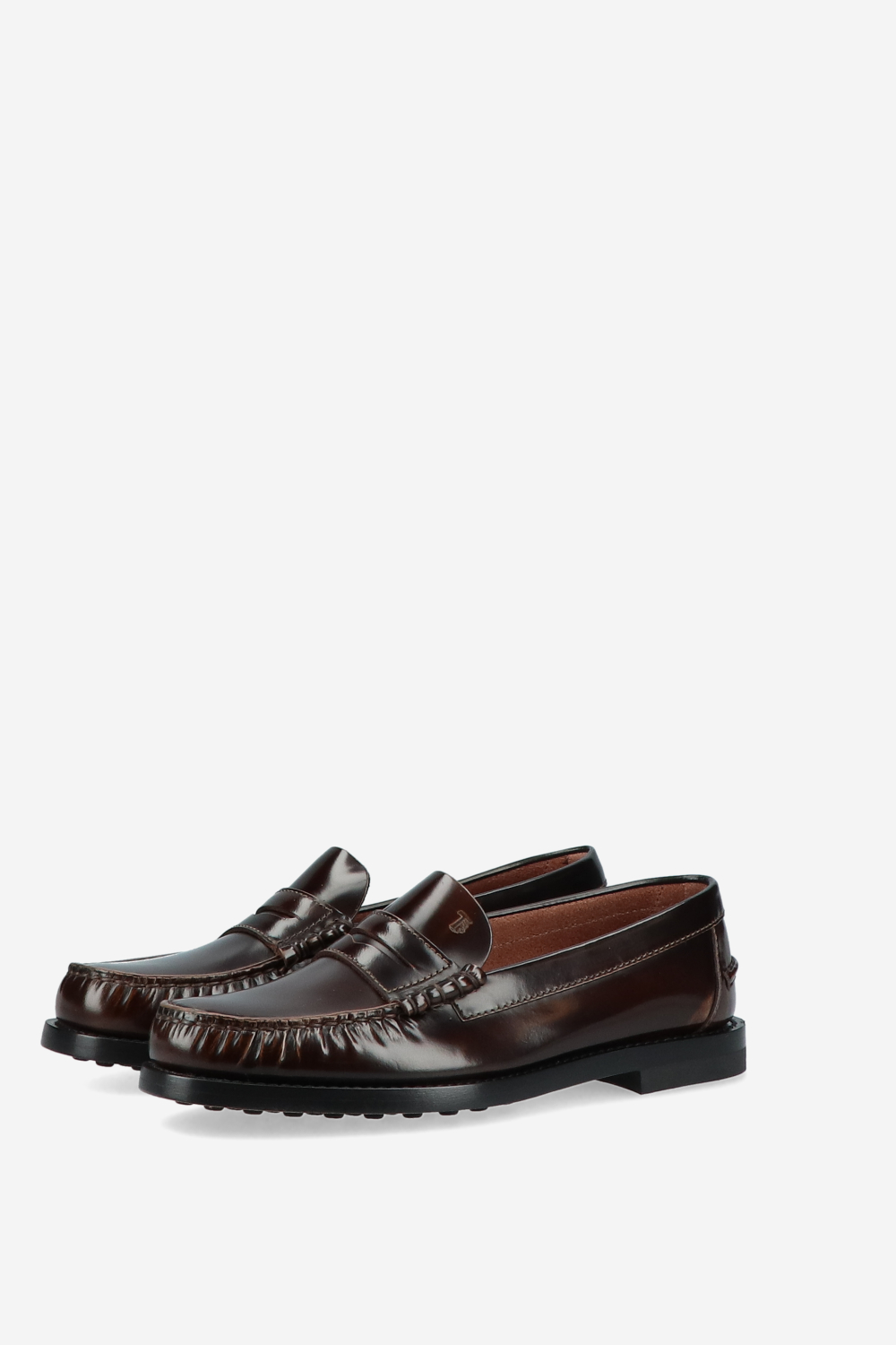 Penny leather loafers