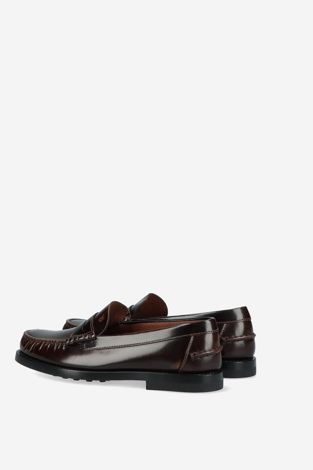 Penny leather loafers