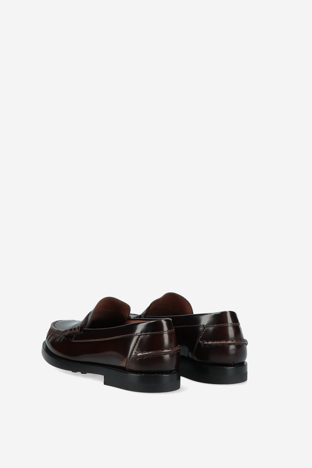 Penny leather loafers